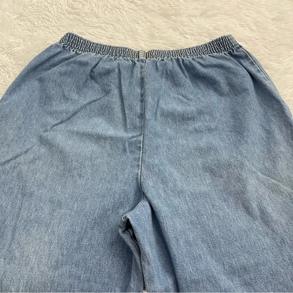 BRITTANIA, WOMENS DENIM PULL ON JEANS. SIZE 16 R, GOOD CONDITION, PREOWNED